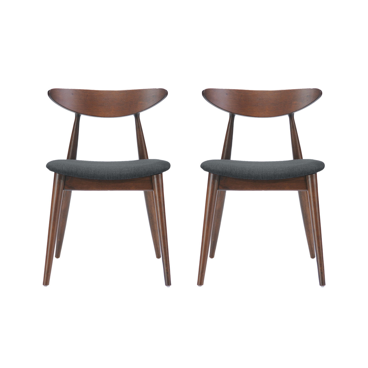 5 Piece Dining Set With Ergonomic Chairs