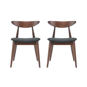 5 Piece Dining Set With Ergonomic Chairs