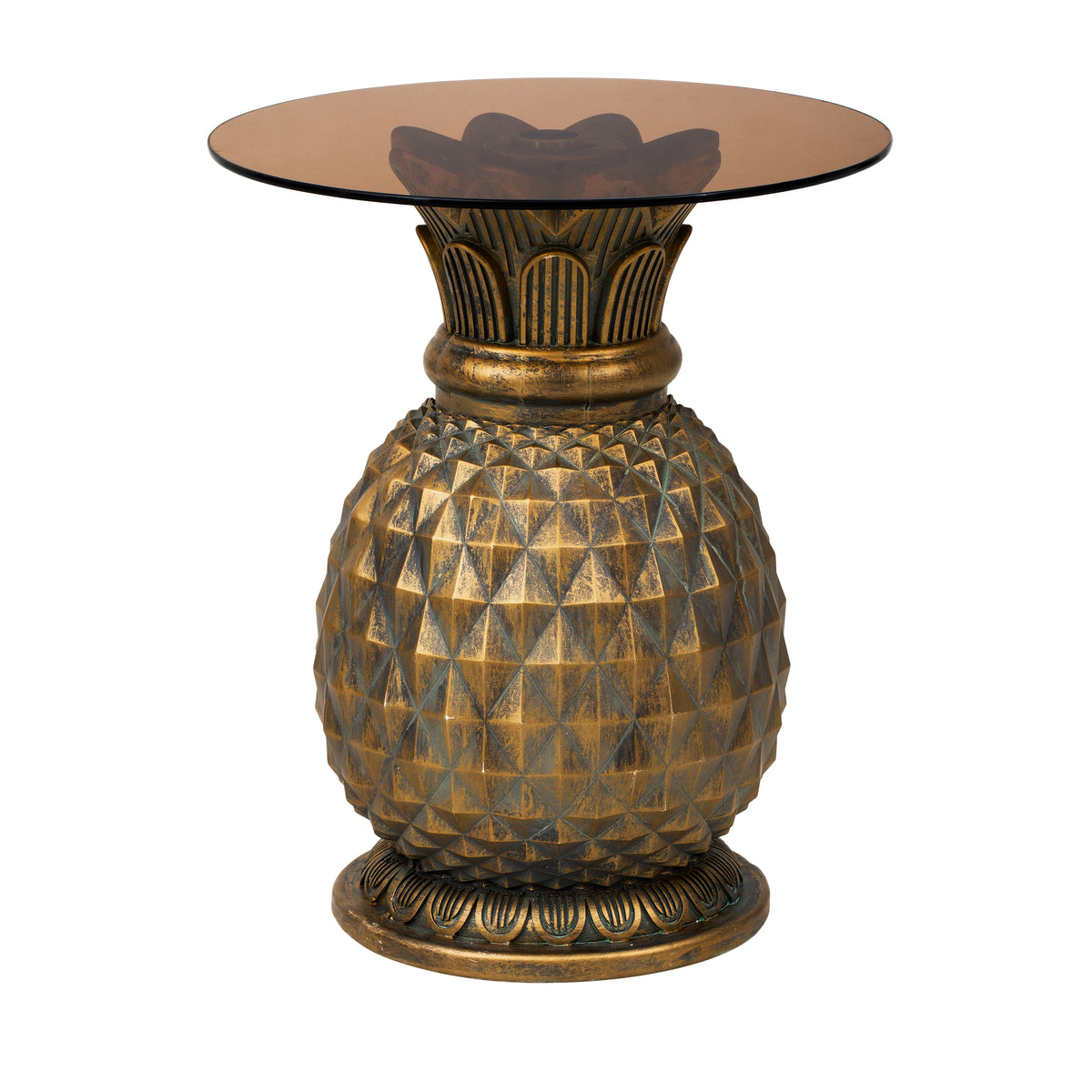 Yellow Pineapple Side Table