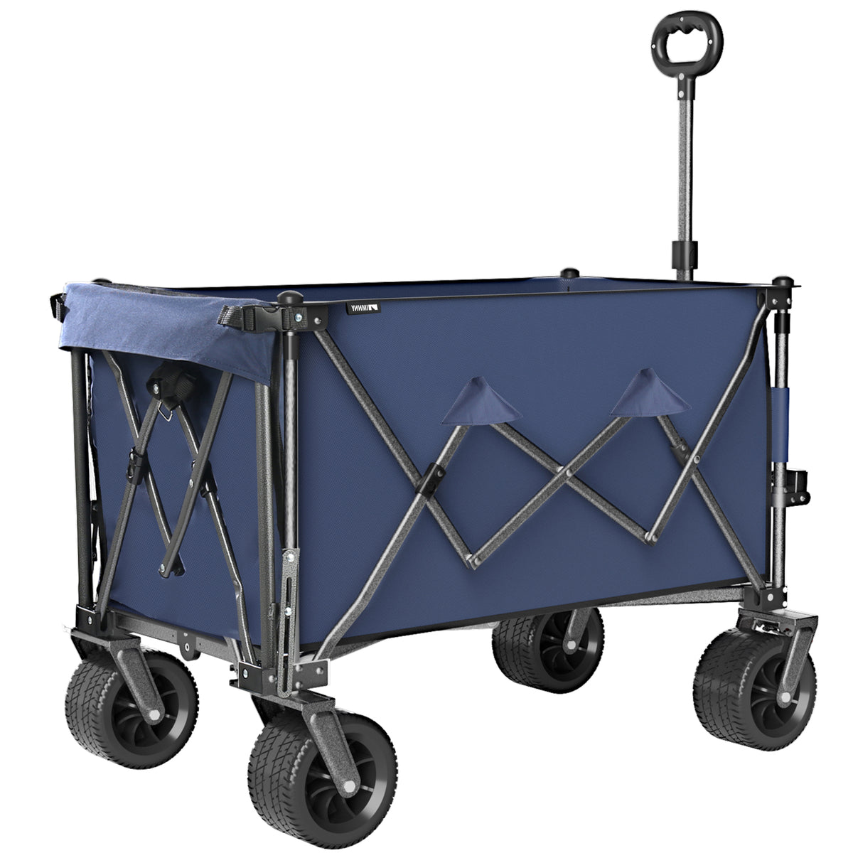 300L Heavy Duty Beach Wagon with Expandable Tailgate - Garden Cart