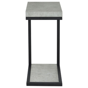 Snack Table With Industrial Base