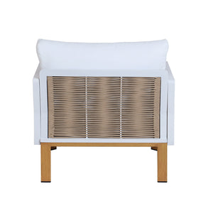 Vine - 4 Piece Outdoor Conversation Set - White