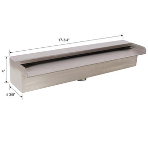 Pool Fountain Spillway for Swimming Pool Decoration Sheer Descent Waterfall Fountain