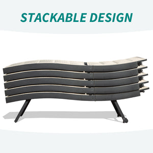 Patio Chaise Lounge Set of 2