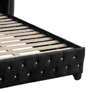 Sophia - Crystal Tufted Upholstered Bed