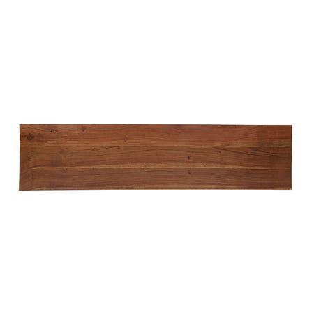 Asther Acacia Wood TV Cabinet - Natural Brown
