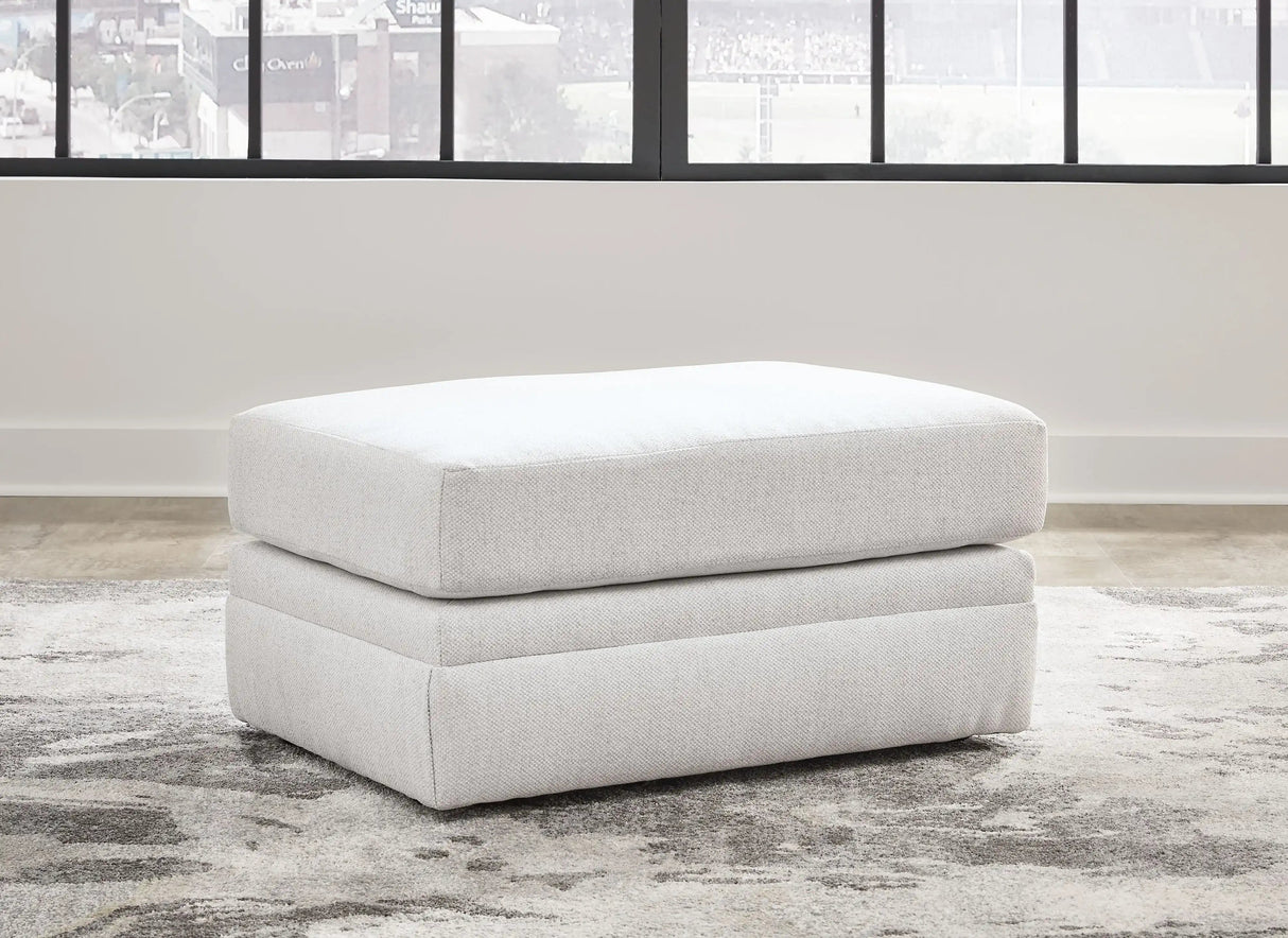 Maitelynn - Ottoman - Chalk - Best Buy Furniture