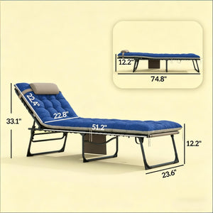 Cozy Outdoor Lounge Chairs Set of 2