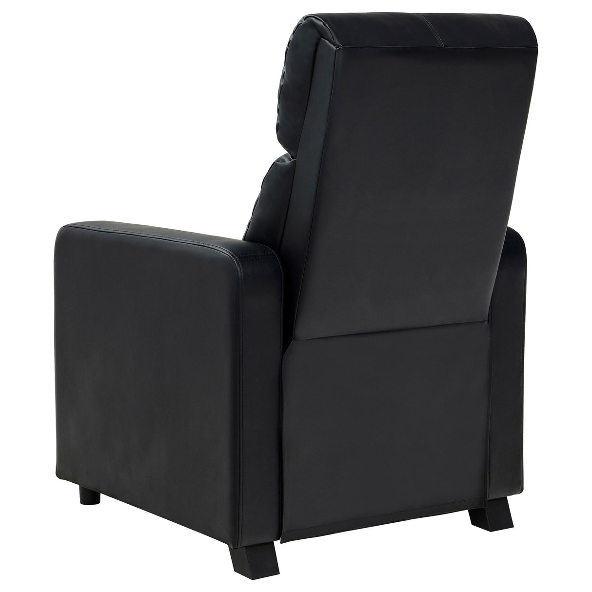 Warren - 4 Seater Home Theater With 3 Wedge Consoles - Black