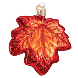 Red Maple Leaf Ornament
