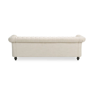 Chesterfield Style 3 Seater Sofa With Deep Button Tufting