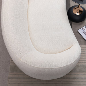 Minimalist Curved Sofa, 3 Seater