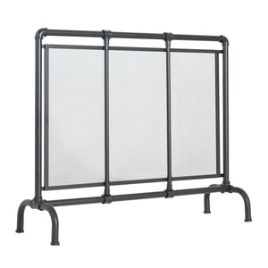 Celeste 1 Panel Iron Fireplace Screen 36" W x 29" H