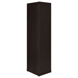 6 Tier Corner Bookcase - Cappuccino