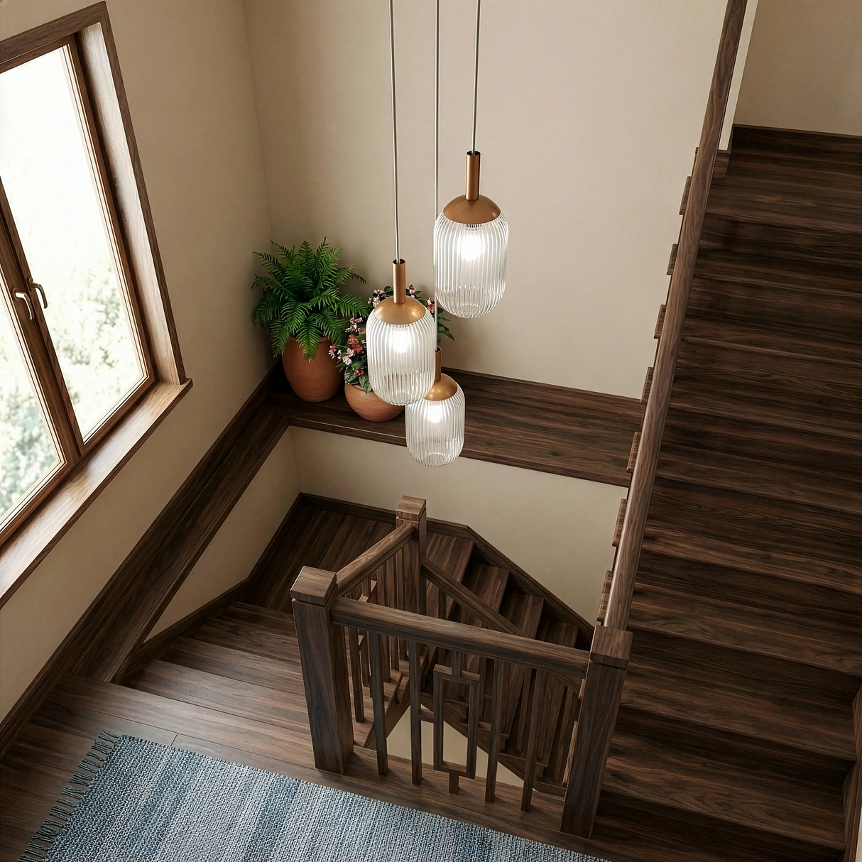 Creative American Country Retro Ceiling Light