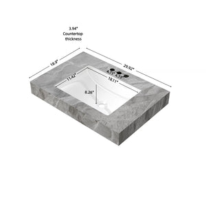 30" Muri Bathroom Sink