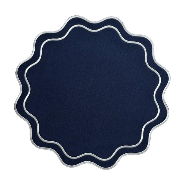 Solid Navy Wave Placemat