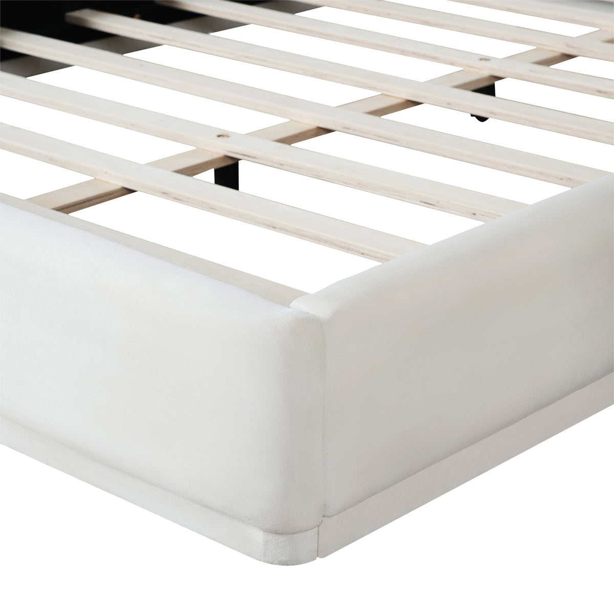 Soft and Comfortable Upholstered Bed – Queen Size