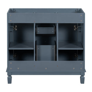 Bathroom Vanity Cabinet With 2 Soft Closing Doors And 2 Drawers