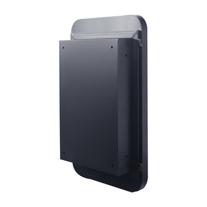20x30 Inch Recessed Black Metal Framed Medicine Cabinet