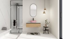 36" Wall-Mounted Bathroom Vanity with Sink Combo