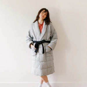 ARDO Sustainable Bamboo Home Coat - Gray