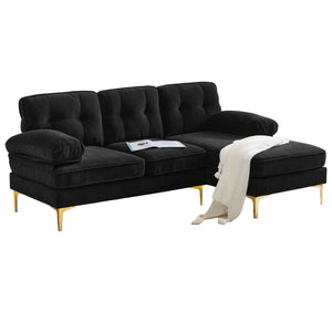 Modern L Shaped Sectional Sofa For Living Room