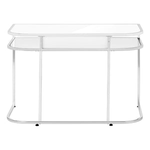 Computer Desk For Home Office, Laptop, Storage Drawers, Contemporary And Modern - White