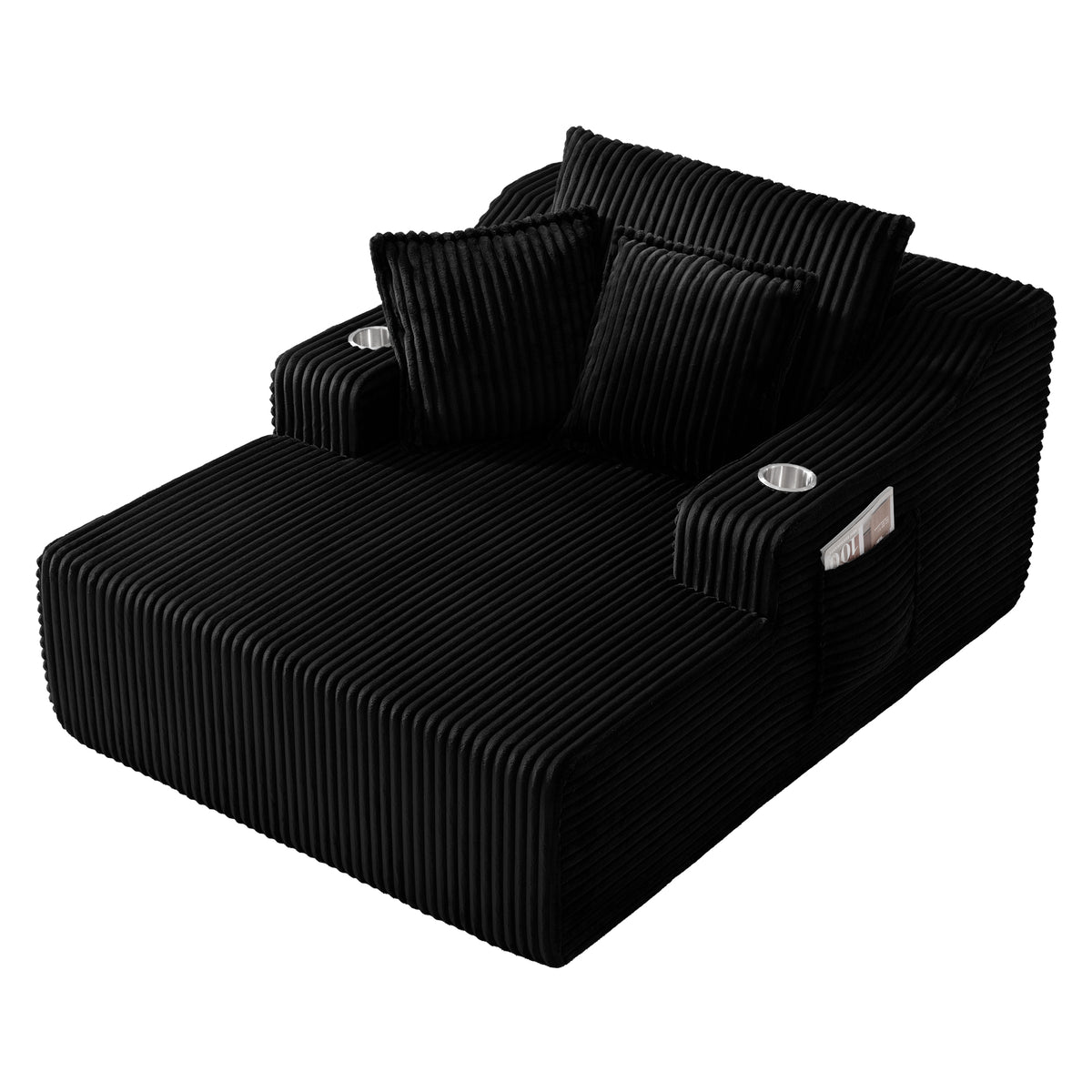 Oversized Chaise Lounge Chair Indoor - 67" Sleeper Sofa Bed