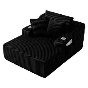 Oversized Chaise Lounge Chair Indoor - 67" Sleeper Sofa Bed