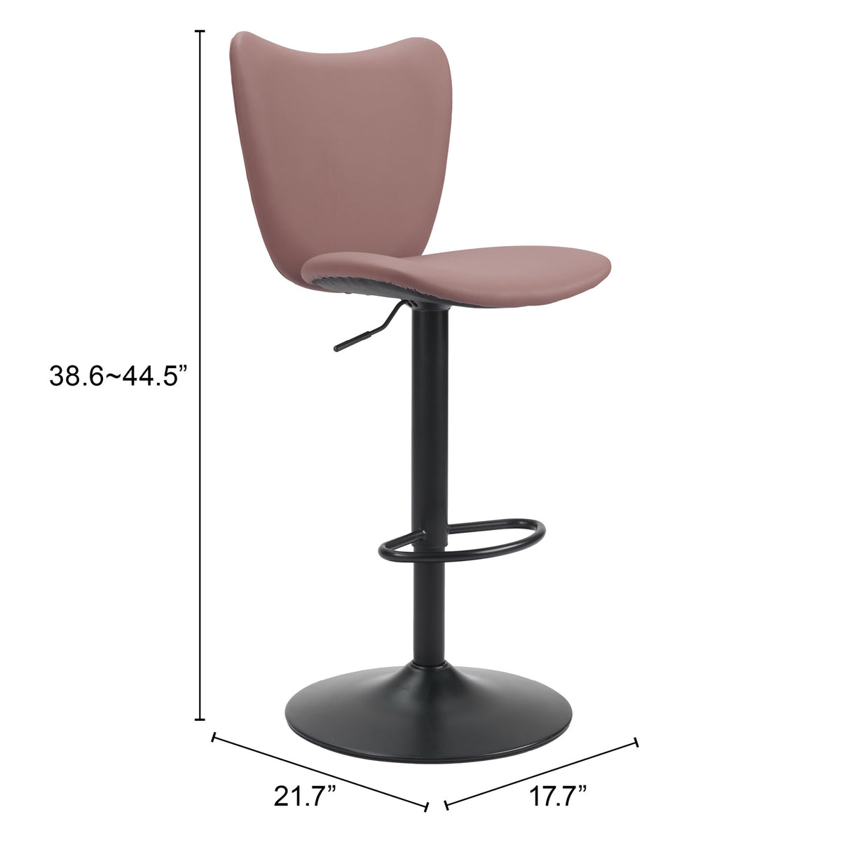 Zuo Modern Elevate Barstool (Set of 2)