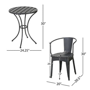 Yearn - 3 Piece Bistro Set With Table And 2 Chairs - Best Buy Furniture