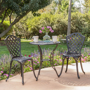 Bono Metal Bistro Set - Black - Best Buy Furniture