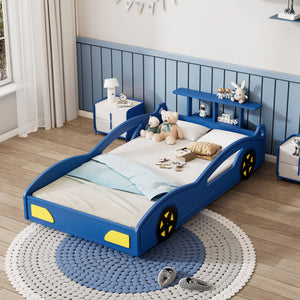 Race Car Platform Bed & Wheels