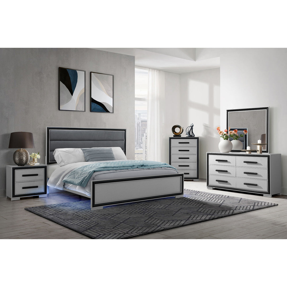 Adelaide - Nightstand With Spacious Storage