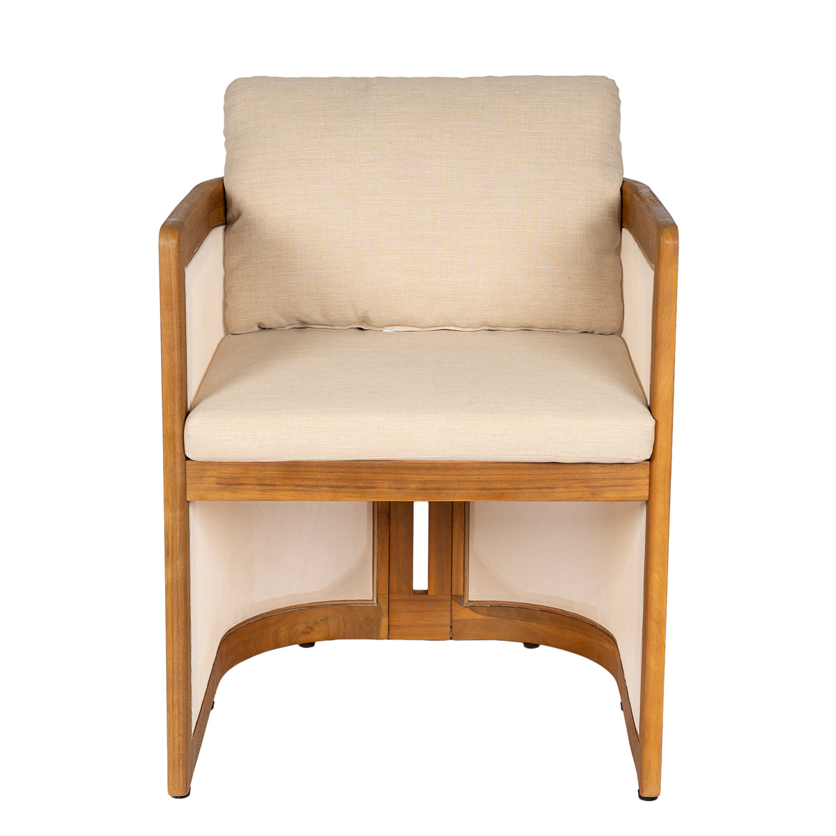 Set of 2 Outdoor Patio Dining Armchairs