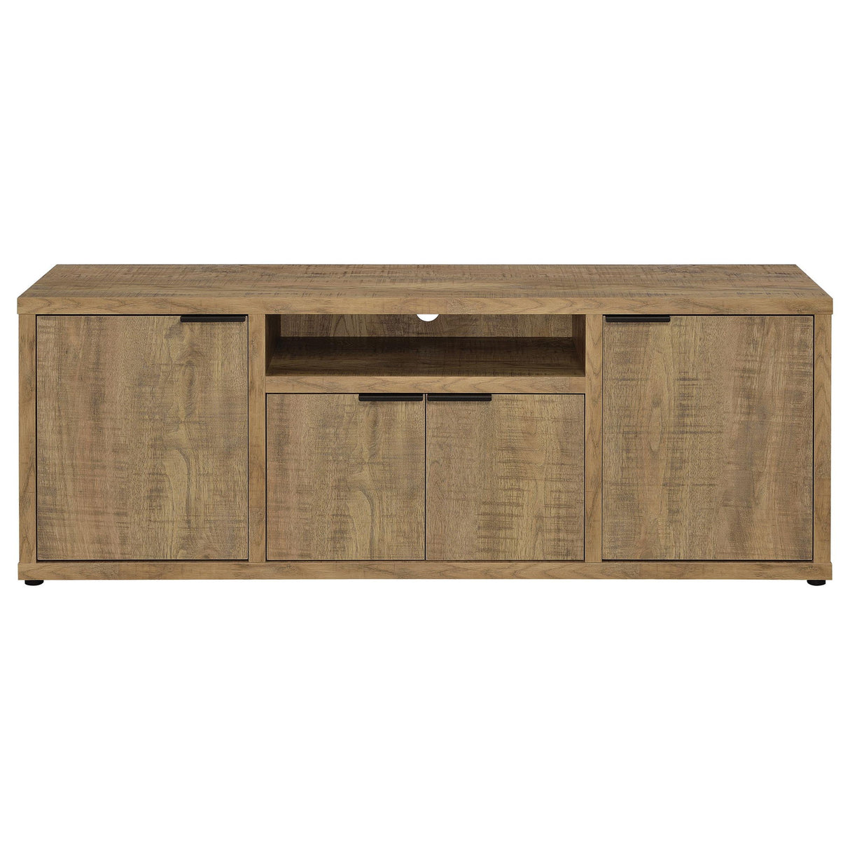 Noriega - 3 Piece TV Entertainment Center, Open & Concealed Storage - Wood