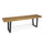 Intrinsic - Outdoor Dining Bench With Slat Top - Best Buy Furniture