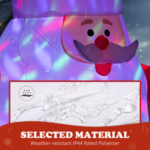 Outsunny Inflatable Christmas Santa Claus