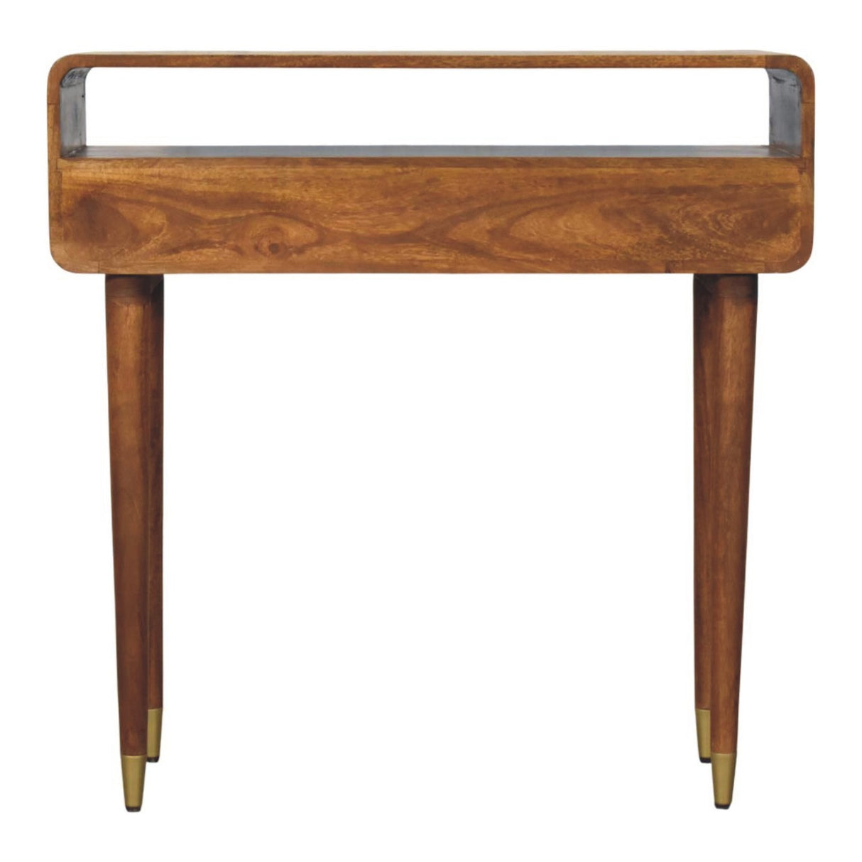 Solid Wood Valenza Curved Console Table