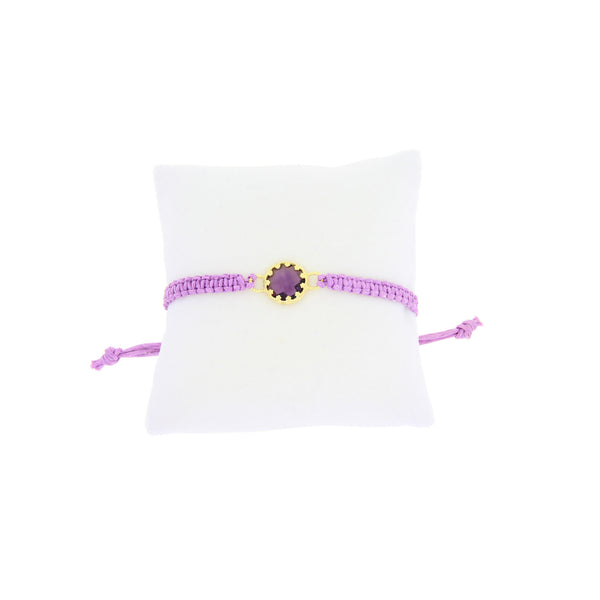 Glass Bracelet Sterling Silver