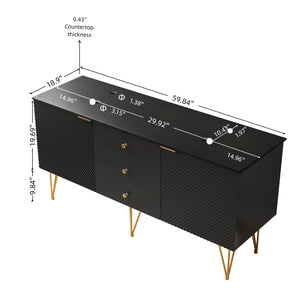 GEMA 60" Freestanding Bathroom Vanity