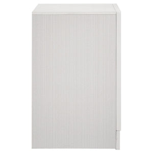 Transitional 2 Drawer Nightstand With Hidden Jewelry Tray
