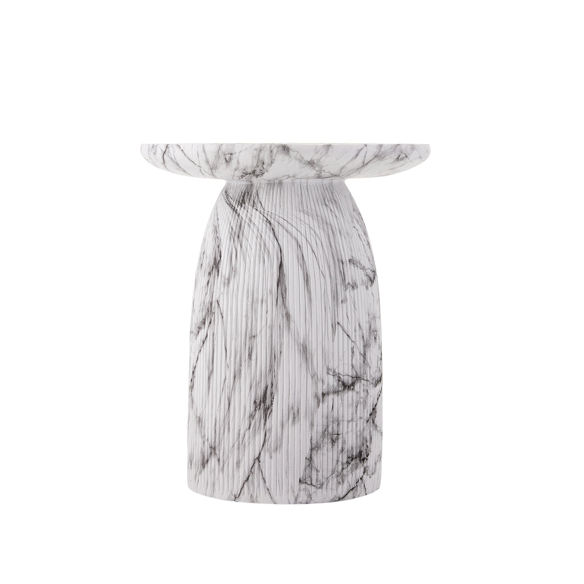 Outdoor MGO Side Table, Light Grey