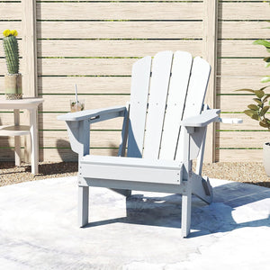 Adjustable HDPE Adirondack Chair with Customizable Comfort - Multiple Colors