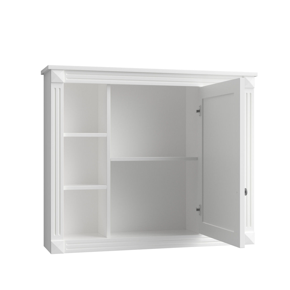 Bathroom Vanity With Top Sink, Mirror Cabinet, 2 Soft Closing Doors & 2 Drawers
