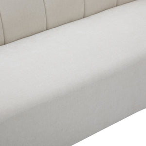 Mirelle 80 In. Modern Curved Chenille Sofa Couch