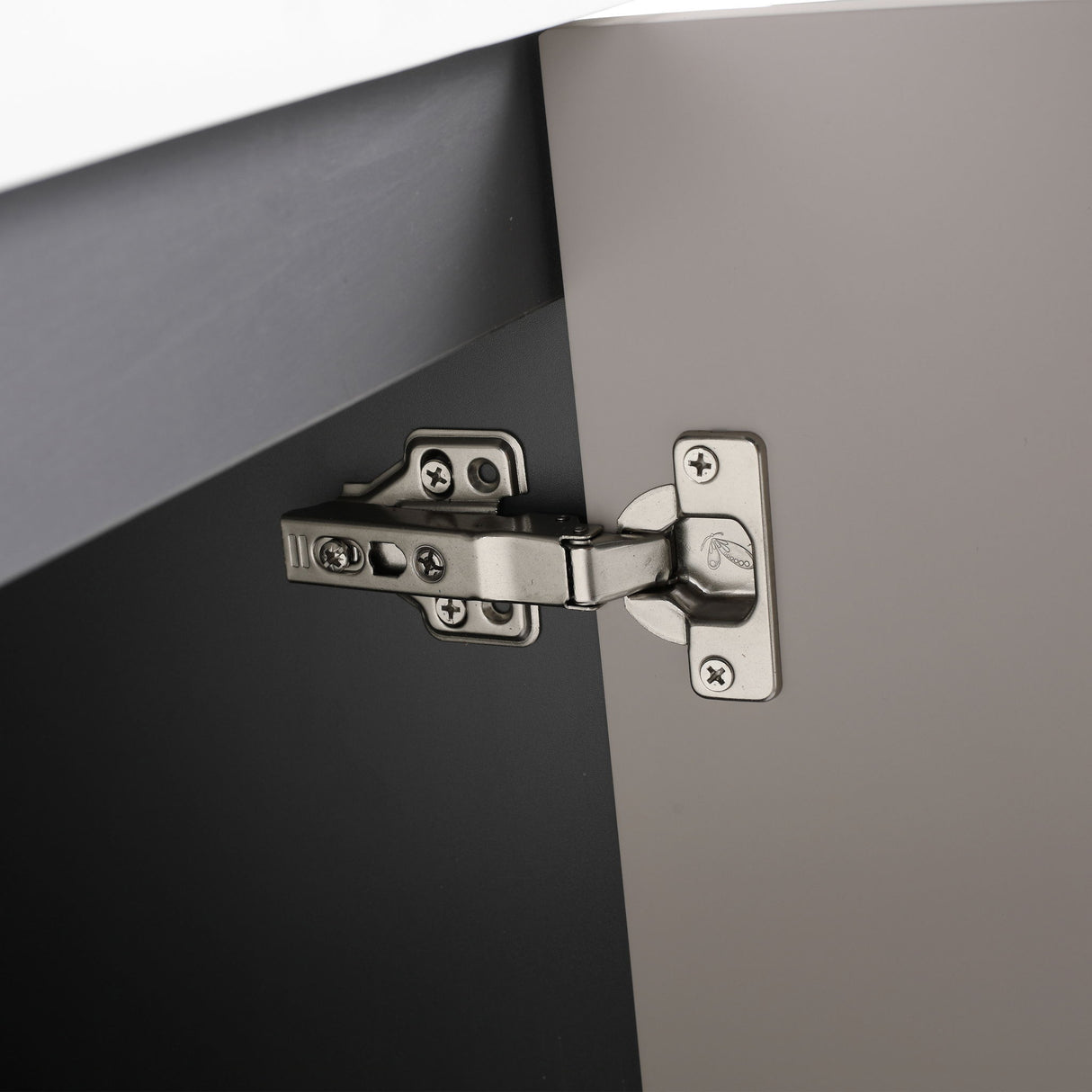 Contemporary Freestanding Bathroom Vanity With Resin Sink & Soft-Close Cabinet Doors