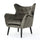 Alyssa - Mid Century Upholstered Arm Chair With Wingback Design - Best Buy Furniture