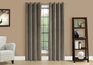 2 Pieces Set, Curtain Panel, Room Darkening, Grommet, Contemporary & Modern - Best Buy Furniture